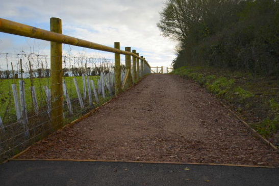 Tor Hill footpath, December 2013