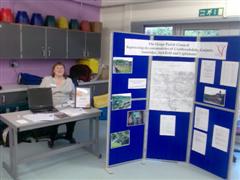 Clerk Jayne Madeley at the Recent Your Community matters event
